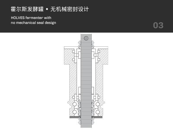 HOLVES發(fā)酵罐無機械密封設(shè)計 HOLVES發(fā)酵罐無機械密封設(shè)計